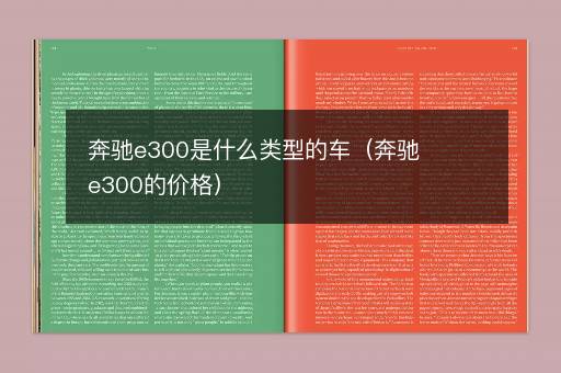 奔驰e300是什么类型的车（奔驰e300的价格）