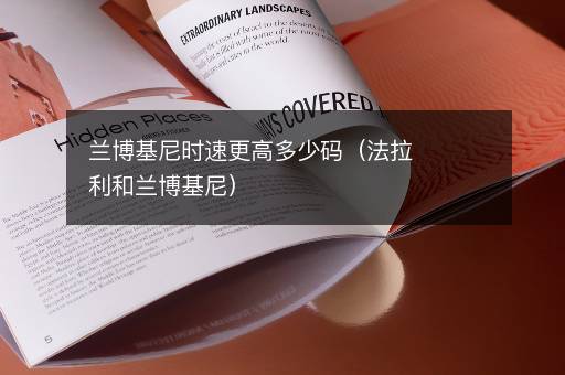 兰博基尼时速更高多少码（法拉利和兰博基尼）