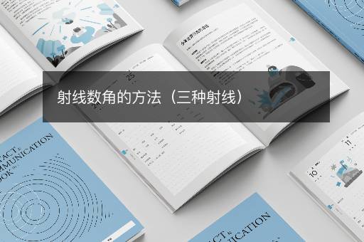 射线数角的方法（三种射线）